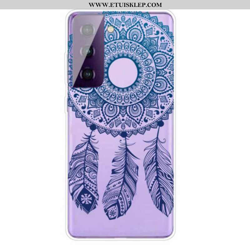 Futerały do Samsung Galaxy S21 FE Mandala Z Pojedynczym Kwiatem